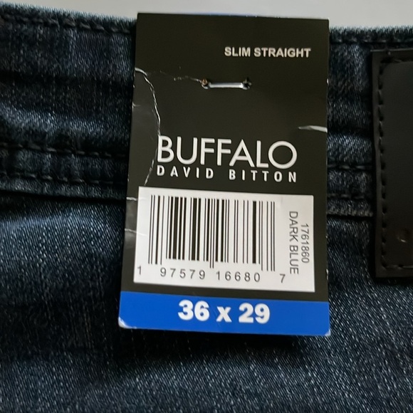 Buffalo David Bitton Jackson Slim Straight NWT Size 36 x 29 - Picture 12 of 16